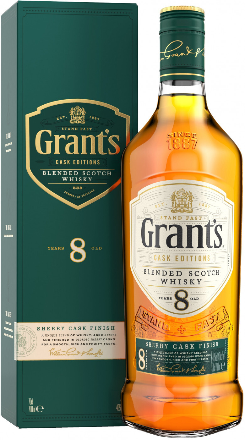 GRANT'S 8 YEARS SHERRY CASK FINISH фото