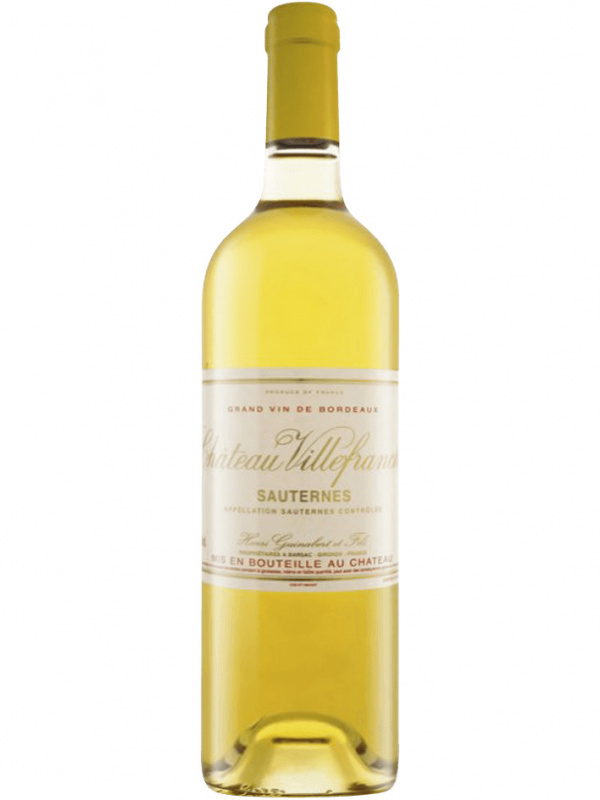 CHATEAU VILLEFRANCHE SAUTERNES 2018 фото