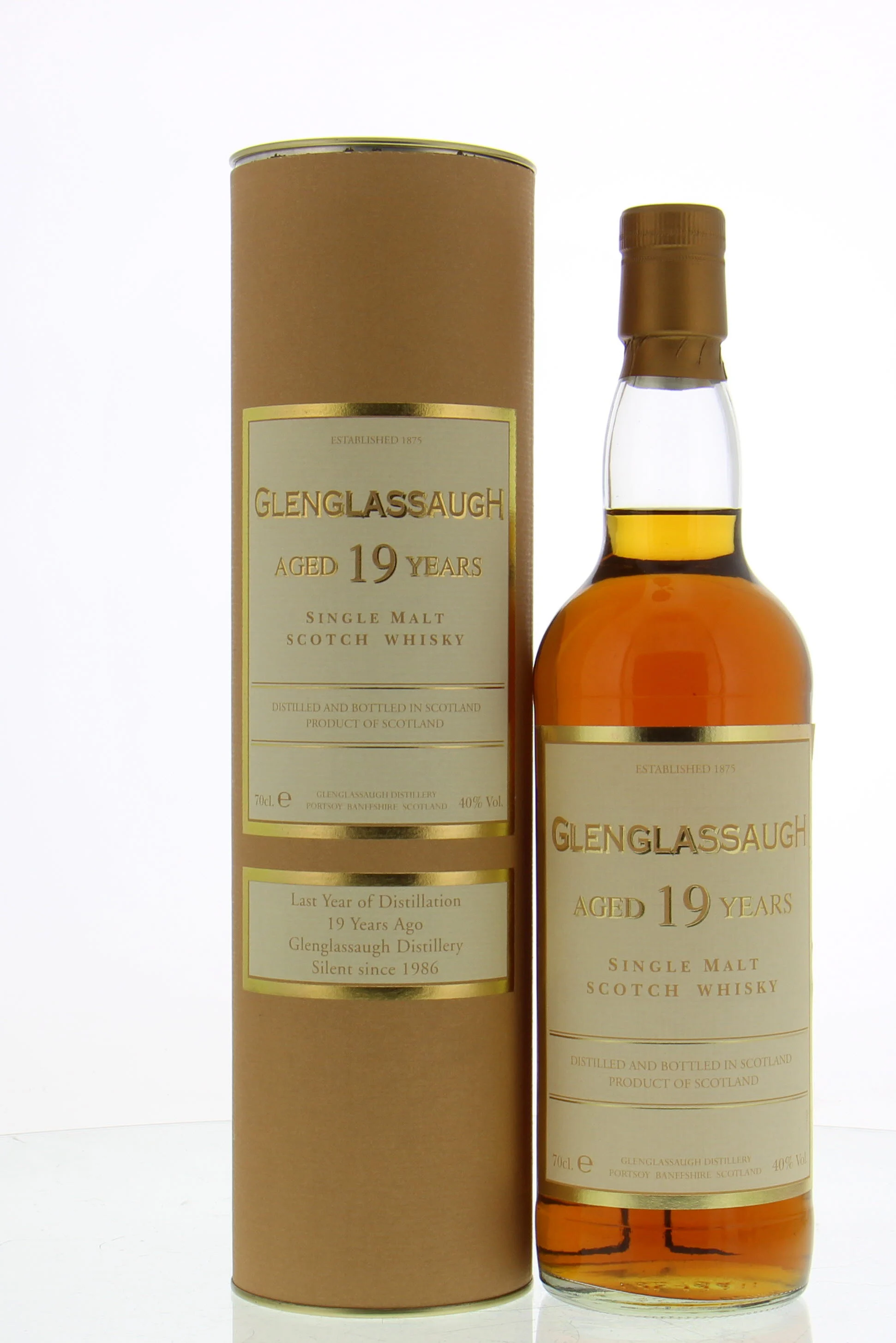 GLENGLASSAUGH 19 YEARS фото