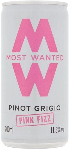 MOST WANTED PINOT GRIGIO PINK FIZZ  IN CAN фото - 1