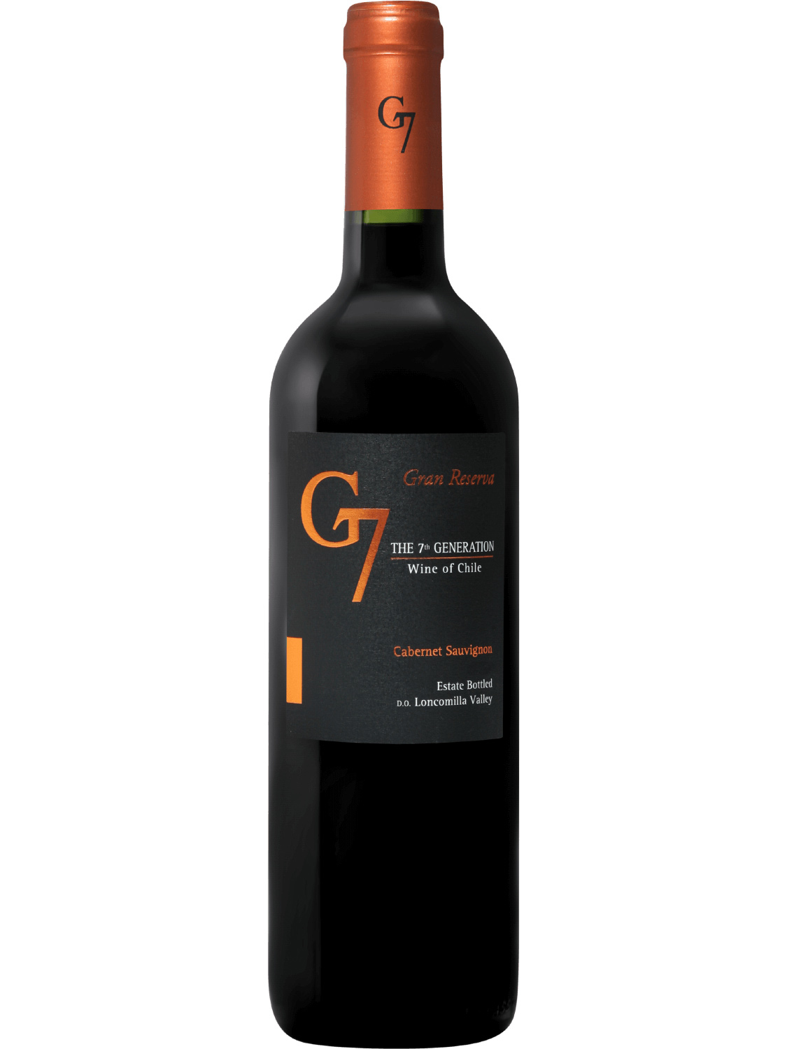 G7 CABERNET SAUVIGNON LONCOMILLA VALLEY DO VINA DEL PEDREGAL 2019 фото