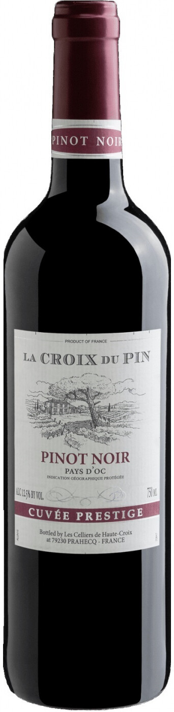 PINOT NOIR  LA CROIX DU PIN  CUVEE PRESTIGE 2019 фото - 1