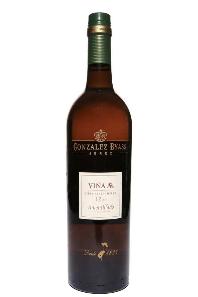 VINA AB AMONTILLADO SECO 12 ANOS JEREZ DO GONZALEZ BYASS фото
