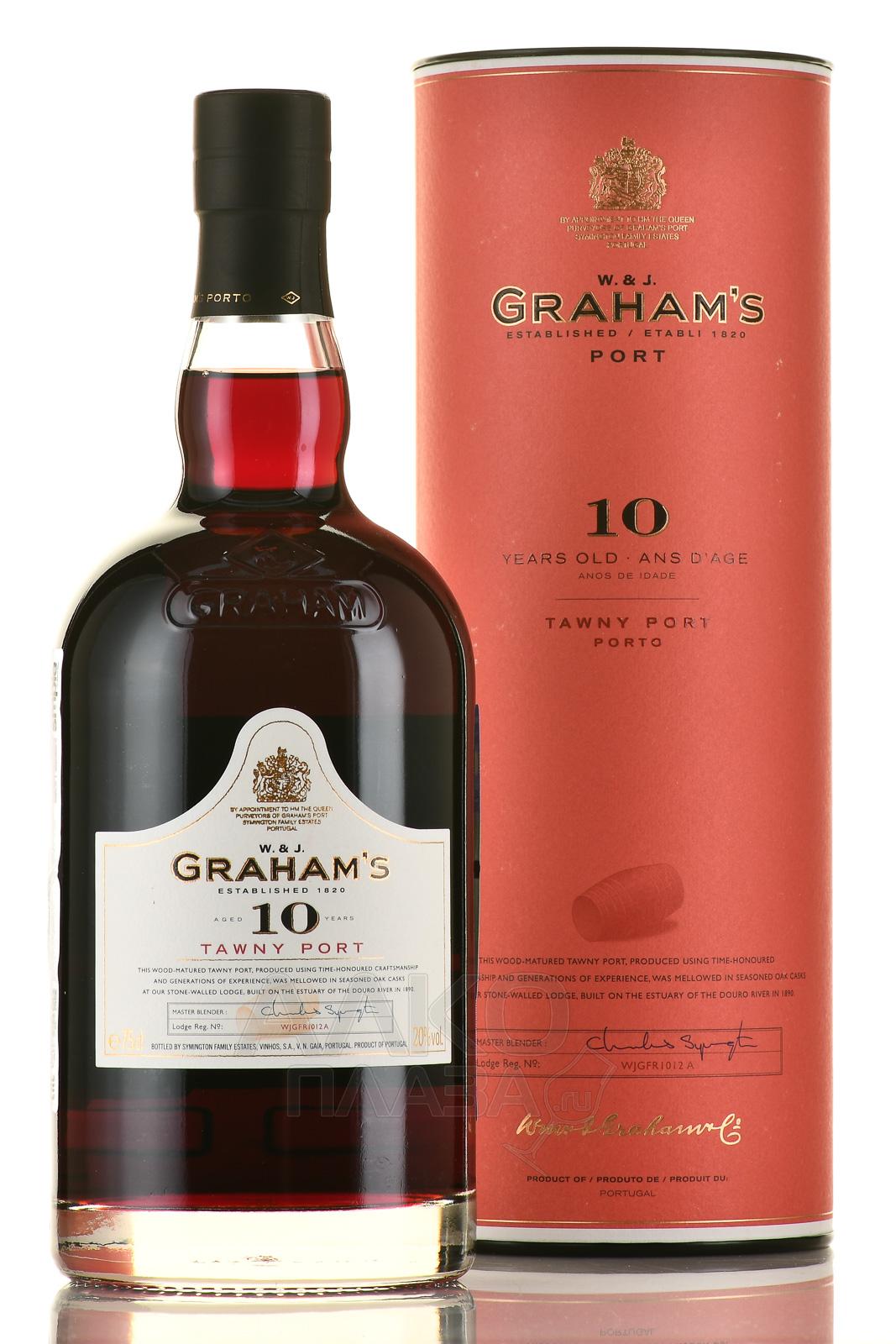 GRAHAM'S 10 YEAR OLD TAWNY PORT фото