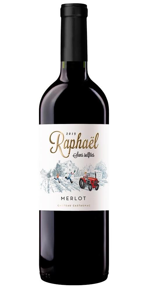 CHATEAU CASTAGNAC RAPHAEL MERLOT SANS SULFITES фото