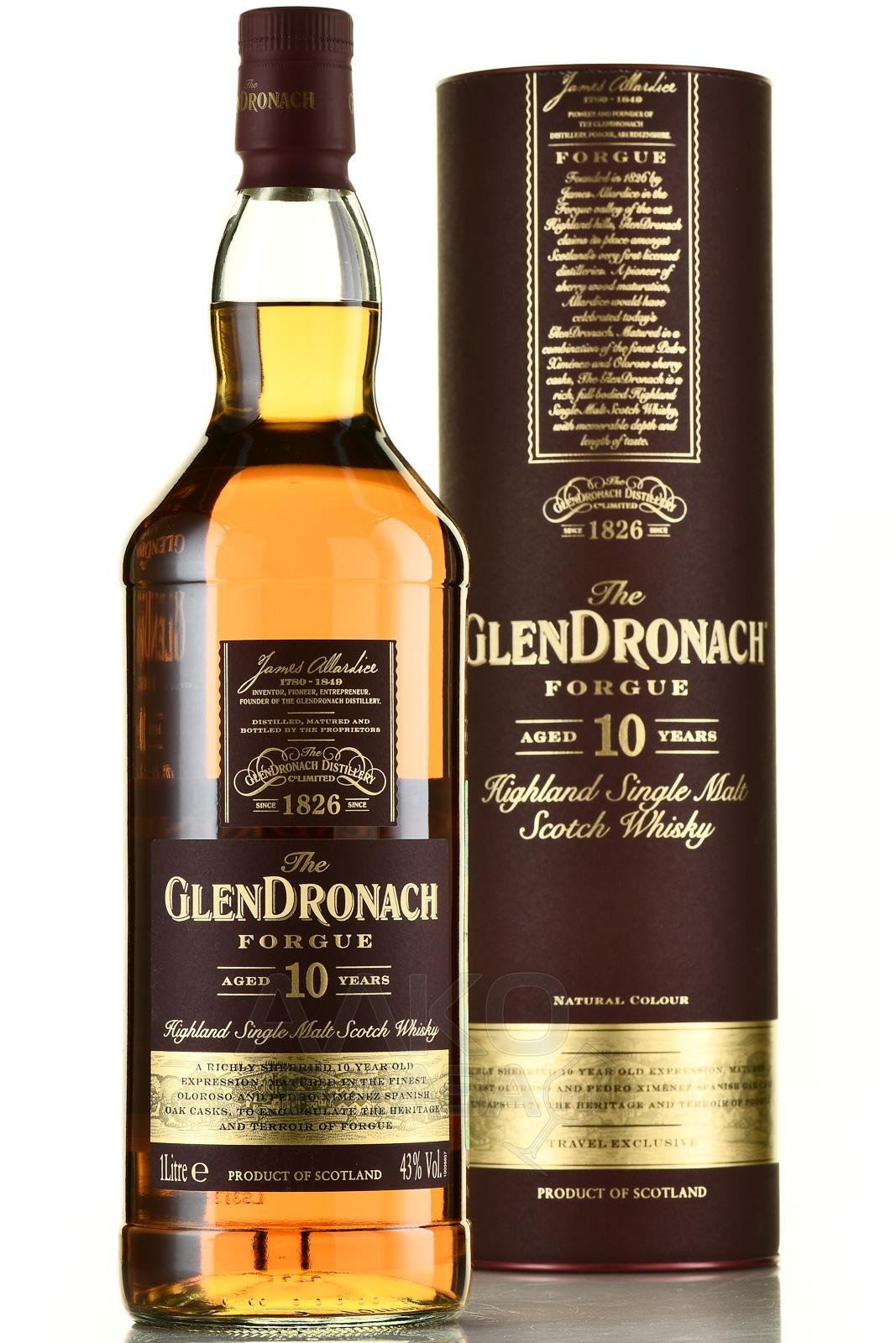GLENDRONACH FORGUE 10 YEARS фото