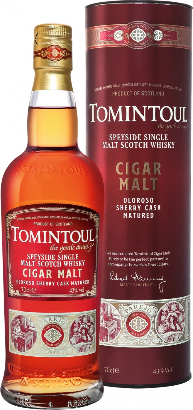 TOMINTOUL CIGAR MALT OLOROSO SHERRY CASK MATURED фото