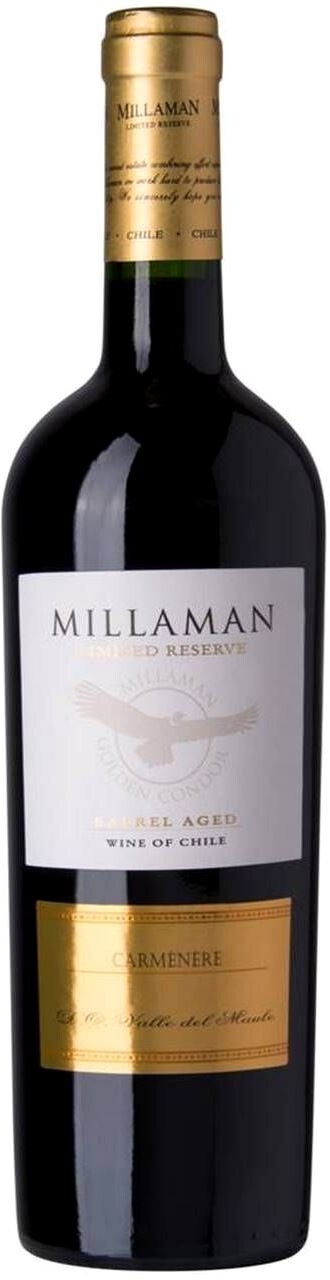 MILLAMAN LIMITED RESERVE CARMENERE VALLE DE CURICO 2019 фото - 1