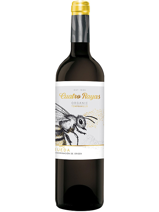 TEMPRANILLO ROBLE ORGANIC RUEDA DO CUATRO RAYAS фото - 1