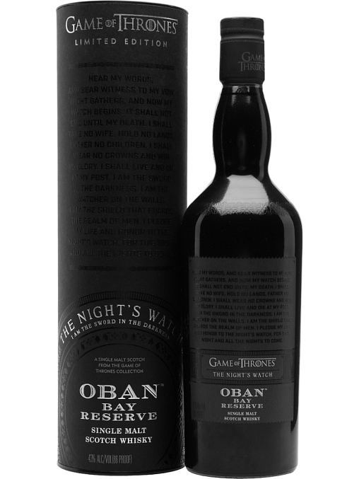 OBAN BAY RESERVE GAME OF THRONES THE NIGHTS WATCH фото - 1
