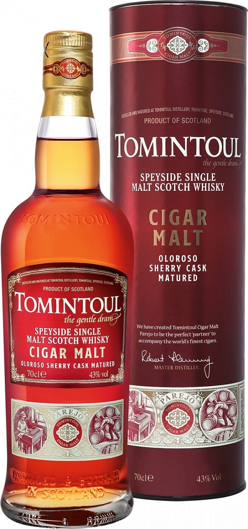 TOMINTOUL CIGAR MALT OLOROSO SHERRY CASK MATURED фото - 1